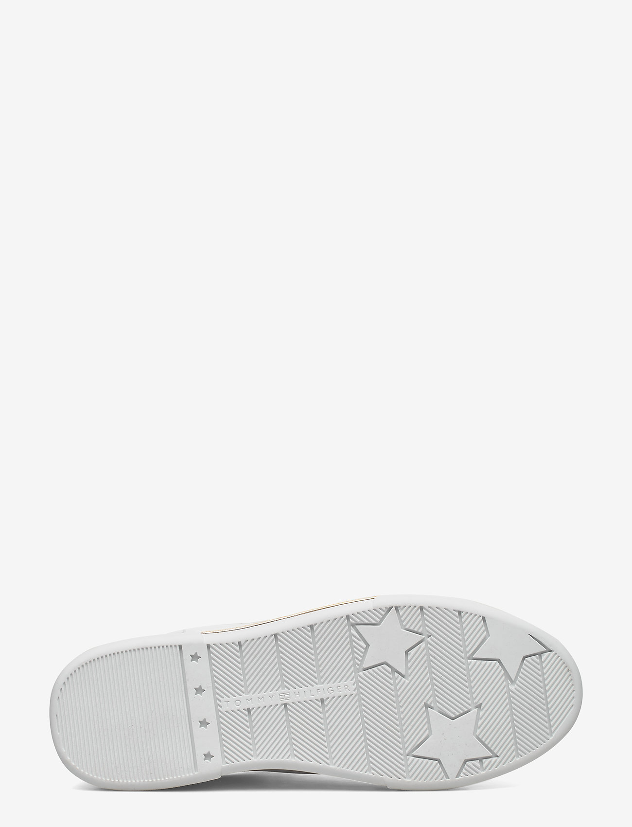 Tommy Hilfiger - BRANDED OUTSOLE METALLIC SNEAKER - white - 4
