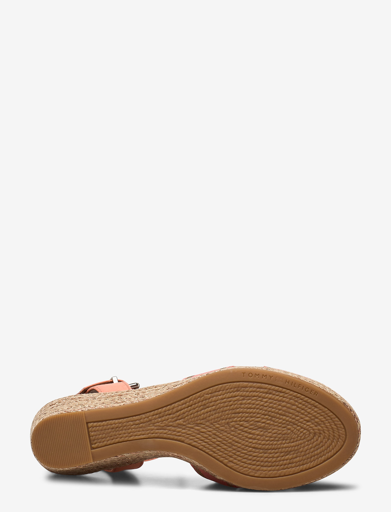 Tommy Hilfiger - TH METALLIC MID WEDGE Espadrille - island coral - 4
