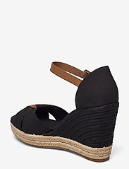 Tommy Hilfiger - BASIC OPEN TOE HIGH WEDGE - party wear at outlet prices - black - 2
