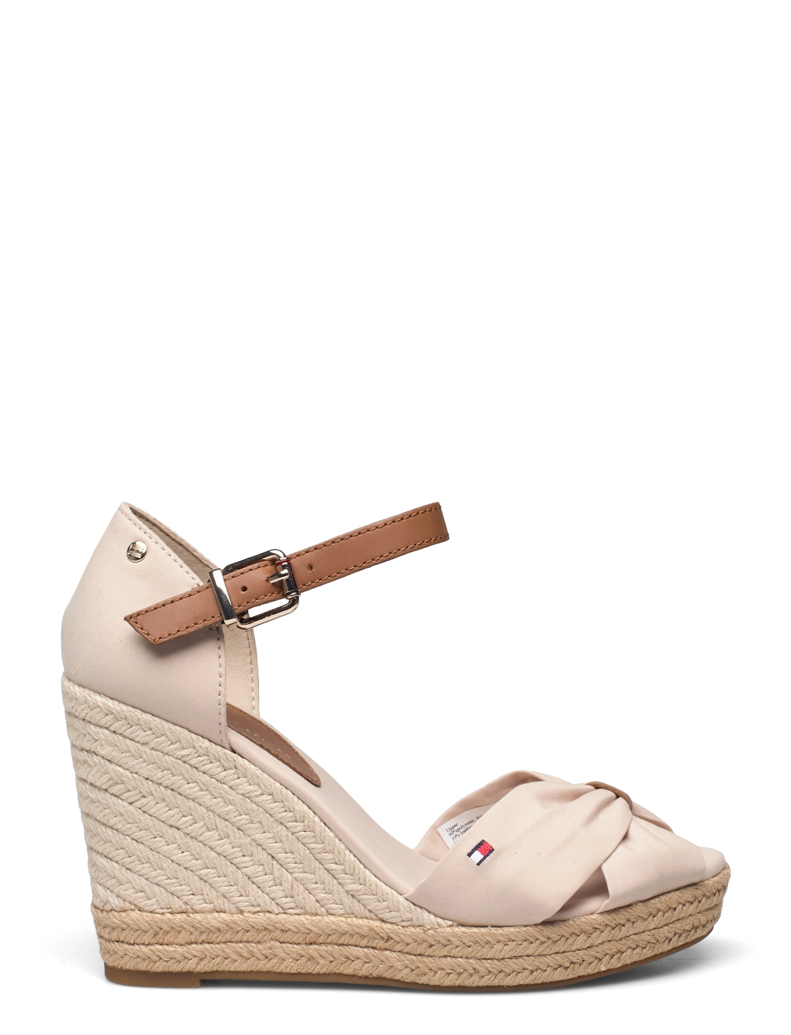 Tommy Hilfiger - BASIC OPEN TOE HIGH WEDGE - classic beige - 1