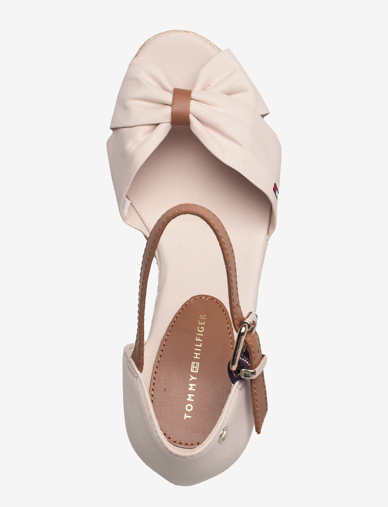 Tommy Hilfiger - BASIC OPEN TOE HIGH WEDGE - classic beige - 3