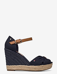 Tommy Hilfiger - BASIC OPEN TOE HIGH WEDGE - party wear at outlet prices - desert sky - 1