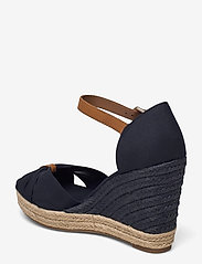 Tommy Hilfiger - BASIC OPEN TOE HIGH WEDGE - party wear at outlet prices - desert sky - 2