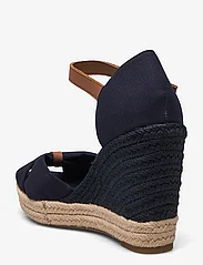 Tommy Hilfiger - BASIC OPEN TOE HIGH WEDGE - juhlamuotia outlet-hintaan - space blue - 2