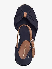 Tommy Hilfiger - BASIC OPEN TOE HIGH WEDGE - juhlamuotia outlet-hintaan - space blue - 3