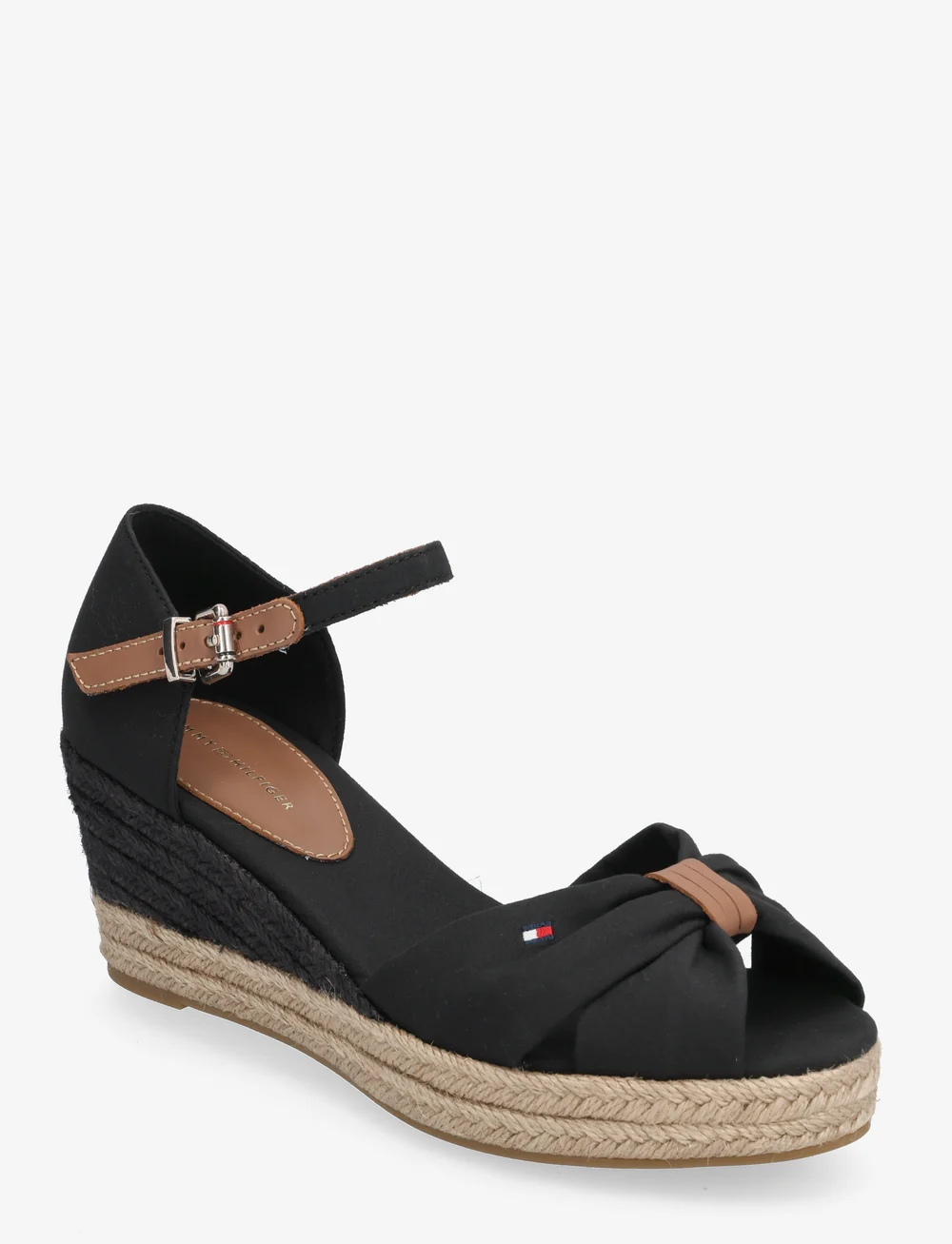 Tommy hilfiger on sale black wedges