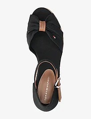 Tommy Hilfiger - BASIC OPEN TOE MID WEDGE - party wear at outlet prices - black - 3