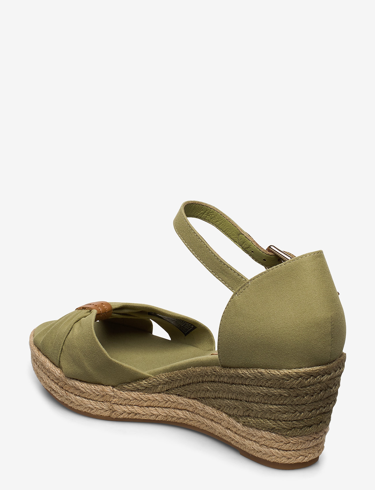 Tommy Hilfiger - BASIC OPEN TOE MID WEDGE - faded olive - 2