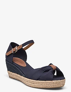 BASIC OPEN TOE MID WEDGE, Tommy Hilfiger