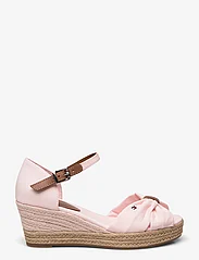 Tommy Hilfiger - BASIC OPEN TOE MID WEDGE - juhlamuotia outlet-hintaan - whimsy pink - 1