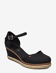 Tommy Hilfiger - BASIC CLOSED TOE MID WEDGE - party wear at outlet prices - black - 0