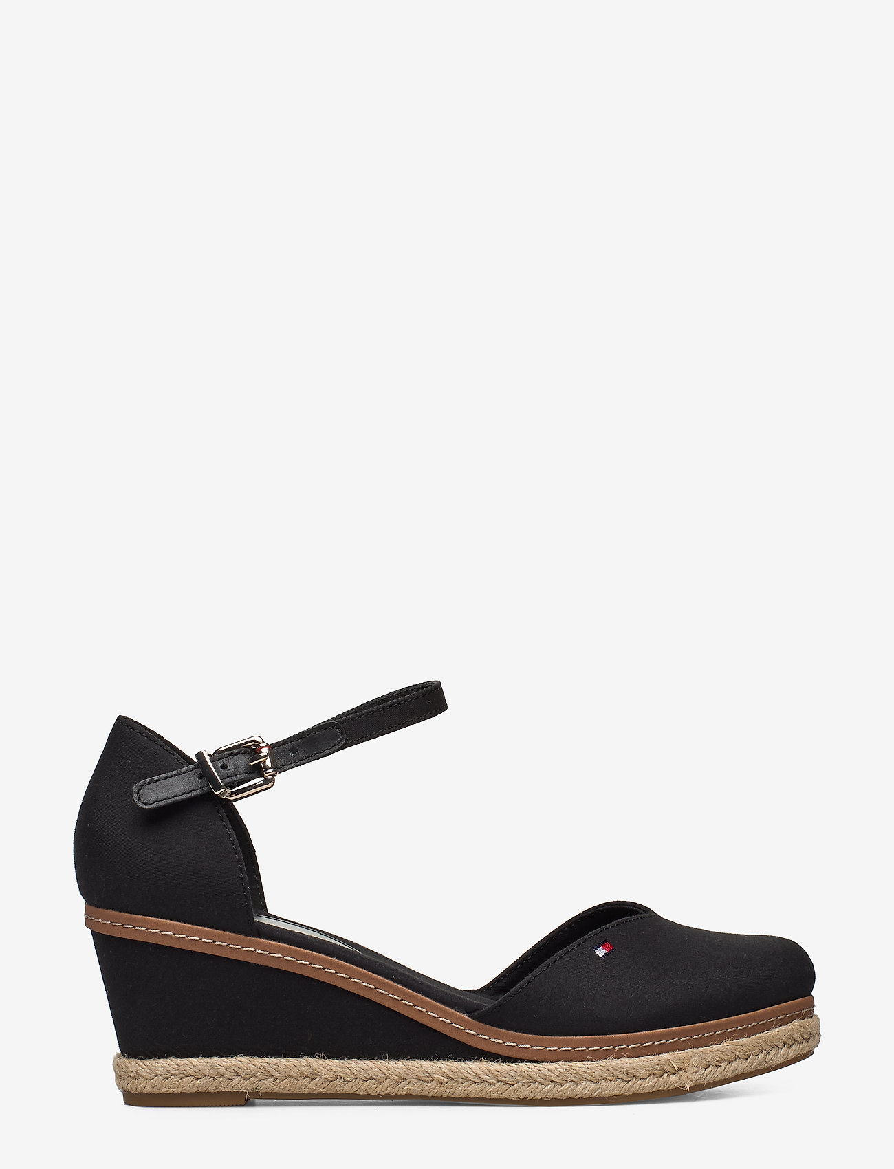 Tommy Hilfiger - BASIC CLOSED TOE MID WEDGE - party wear at outlet prices - black - 1