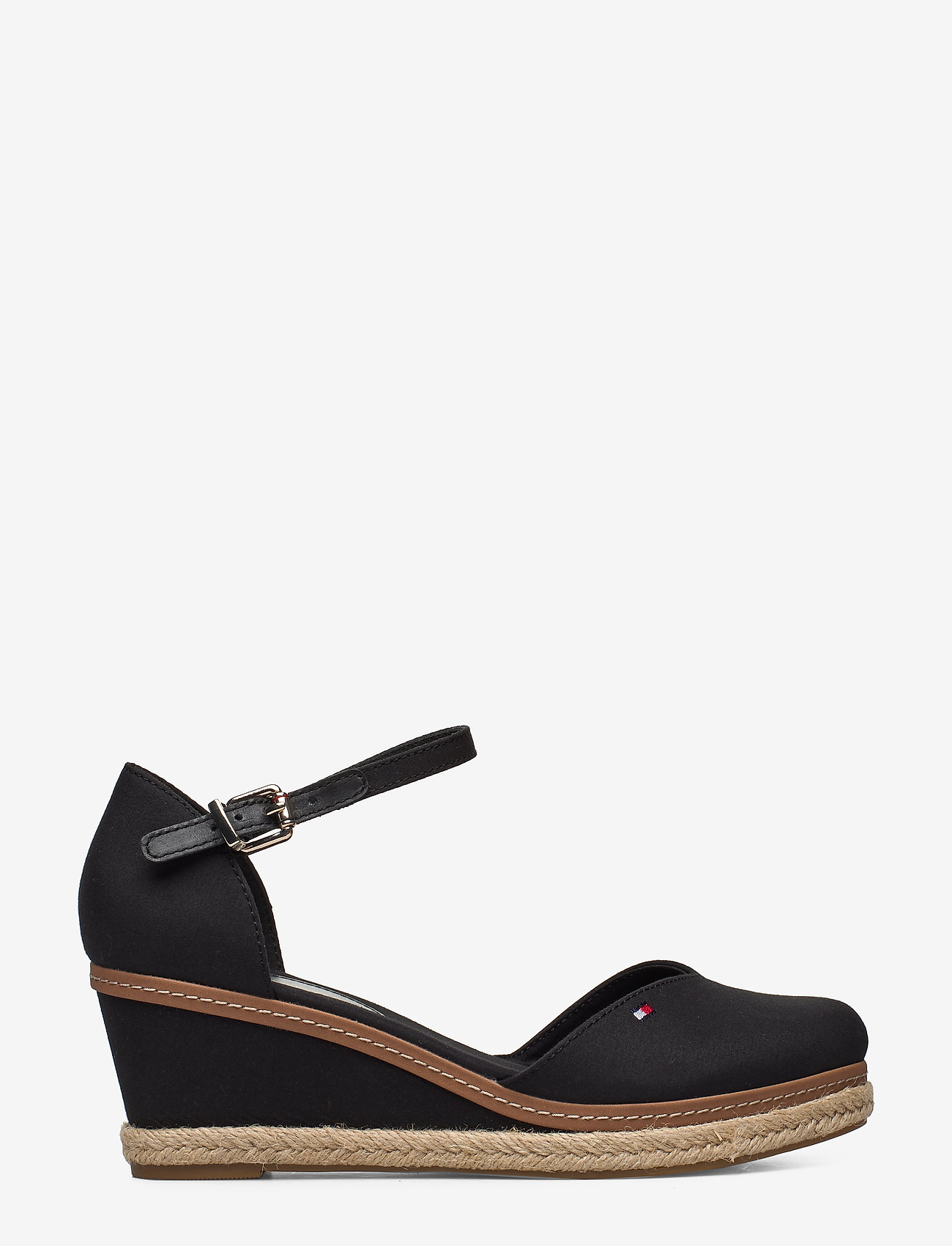 Tommy Hilfiger - BASIC CLOSED TOE MID WEDGE - black - 1