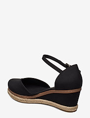 Tommy Hilfiger - BASIC CLOSED TOE MID WEDGE - party wear at outlet prices - black - 2