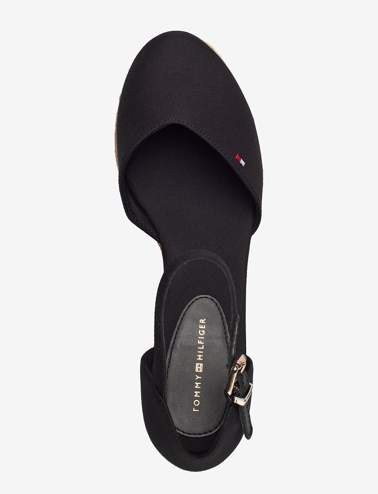 Tommy Hilfiger - BASIC CLOSED TOE MID WEDGE - black - 3