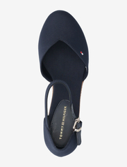 Tommy Hilfiger - BASIC CLOSED TOE MID WEDGE - juhlamuotia outlet-hintaan - space blue - 3