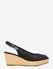 Tommy Hilfiger - ICONIC ELBA SLING BACK WEDGE - party wear at outlet prices - black - 1