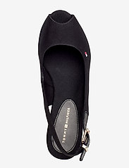 Tommy Hilfiger - ICONIC ELBA SLING BACK WEDGE - party wear at outlet prices - black - 3