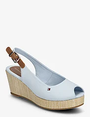 Tommy Hilfiger - ICONIC ELBA SLING BACK WEDGE - party wear at outlet prices - breezy blue - 0