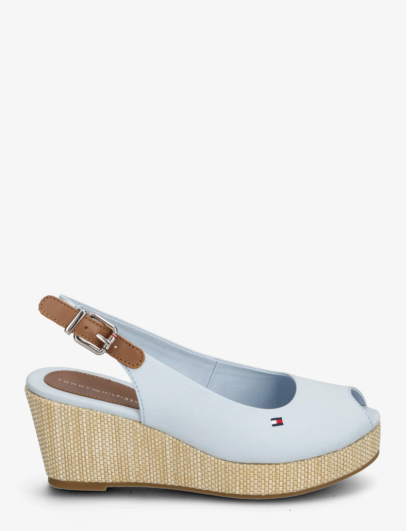 Tommy Hilfiger - ICONIC ELBA SLING BACK WEDGE - party wear at outlet prices - breezy blue - 1