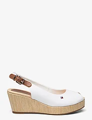 Tommy Hilfiger - ICONIC ELBA SLING BACK WEDGE - party wear at outlet prices - ecru - 1