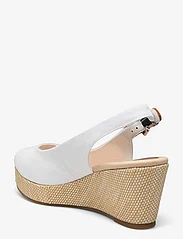 Tommy Hilfiger - ICONIC ELBA SLING BACK WEDGE - party wear at outlet prices - ecru - 2