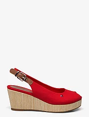 Tommy Hilfiger - ICONIC ELBA SLING BACK WEDGE - party wear at outlet prices - fierce red - 1