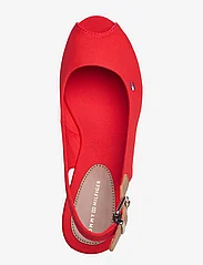 Tommy Hilfiger - ICONIC ELBA SLING BACK WEDGE - party wear at outlet prices - fierce red - 3