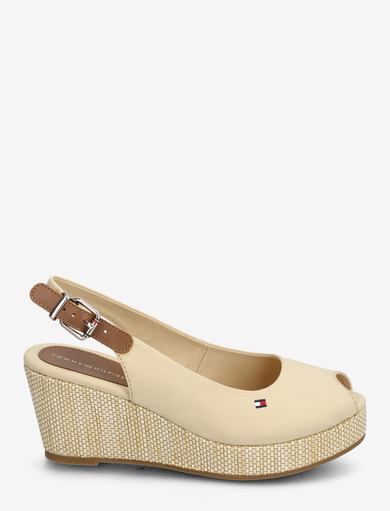 Tommy Hilfiger - ICONIC ELBA SLING BACK WEDGE - party wear at outlet prices - harvest wheat - 1