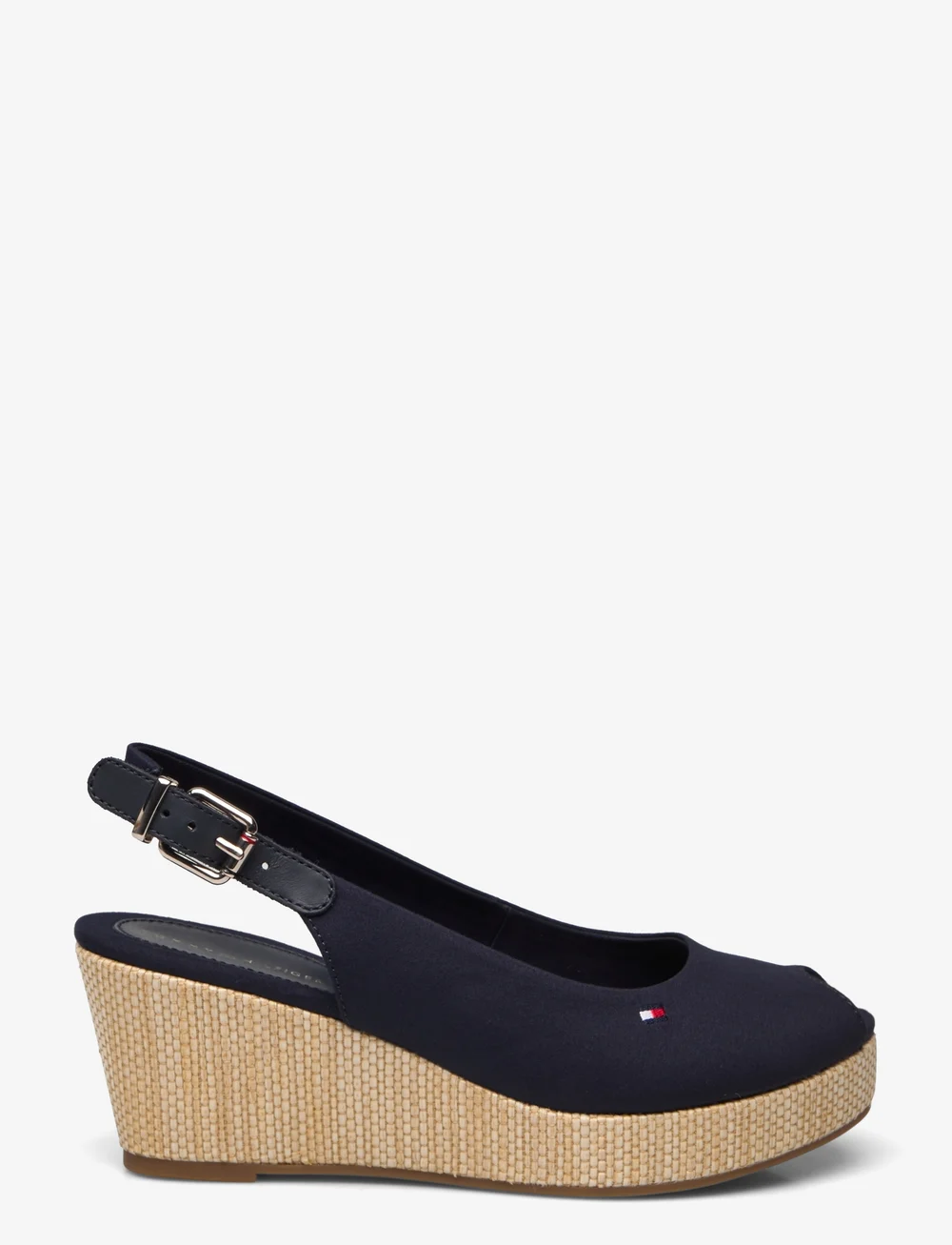 Tommy Hilfiger Iconic Elba Sling Back Wedge Wedges Boozt