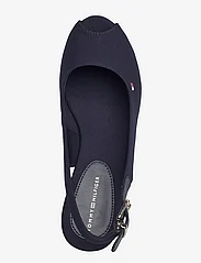 Tommy Hilfiger - ICONIC ELBA SLING BACK WEDGE - party wear at outlet prices - space blue - 3