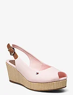 ICONIC ELBA SLING BACK WEDGE - WHIMSY PINK