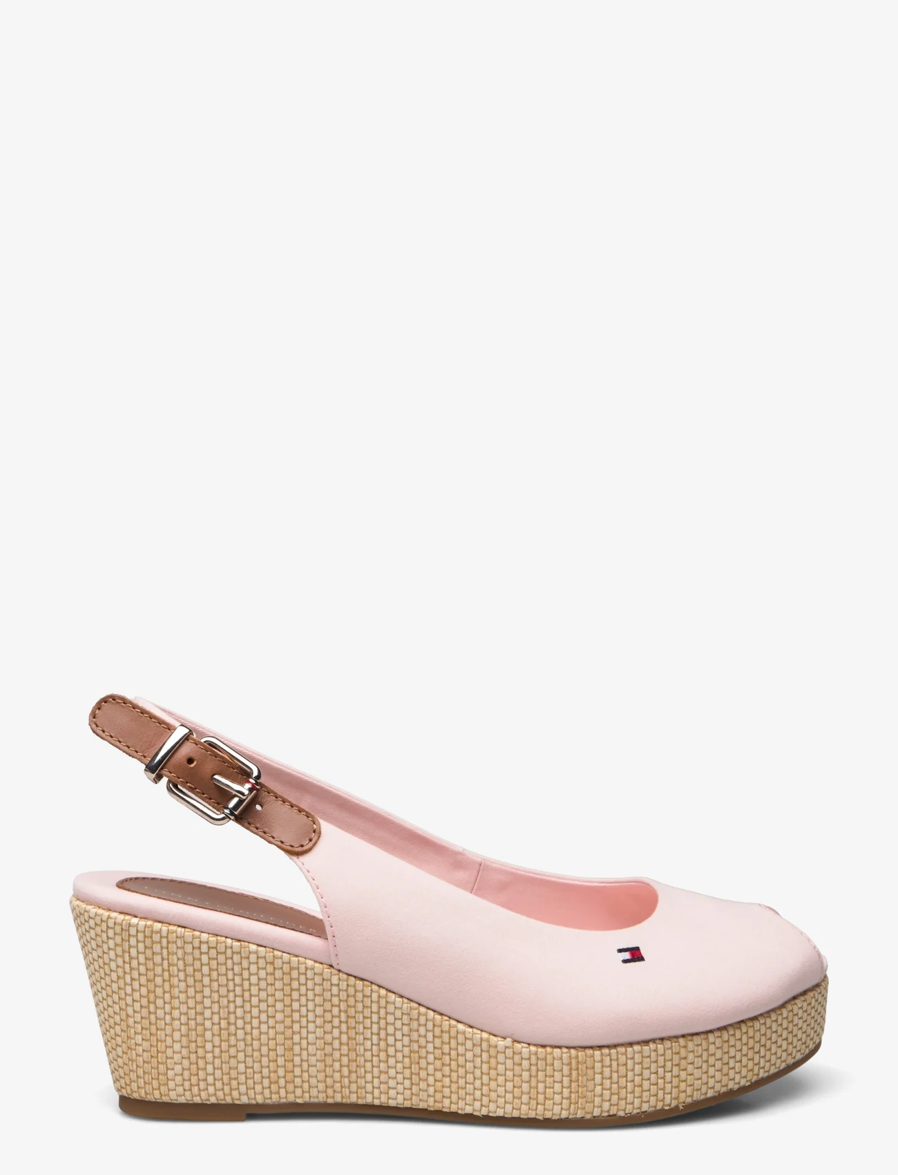 Tommy Hilfiger - ICONIC ELBA SLING BACK WEDGE - juhlamuotia outlet-hintaan - whimsy pink - 1