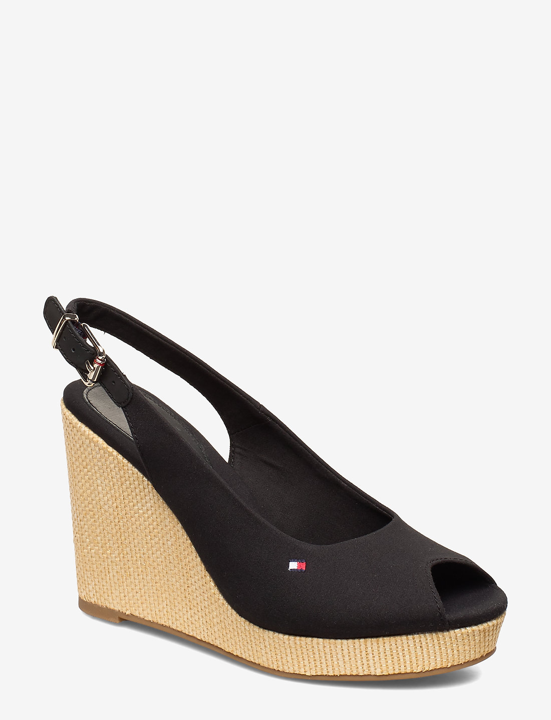 Tommy Hilfiger Iconic Elena Sling Back Wedge Wedges Boozt