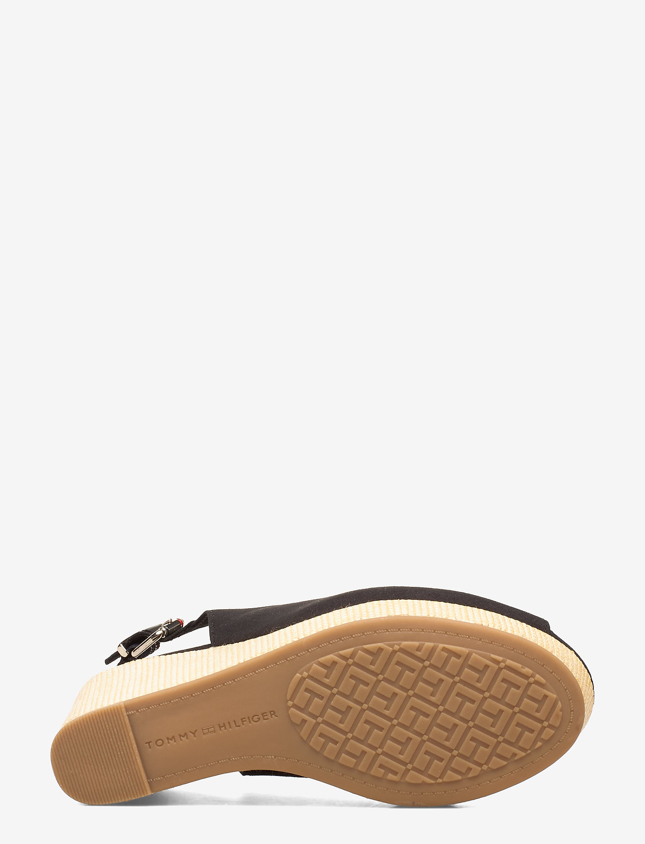 Tommy Hilfiger - ICONIC ELENA SLING BACK WEDGE - black - 4