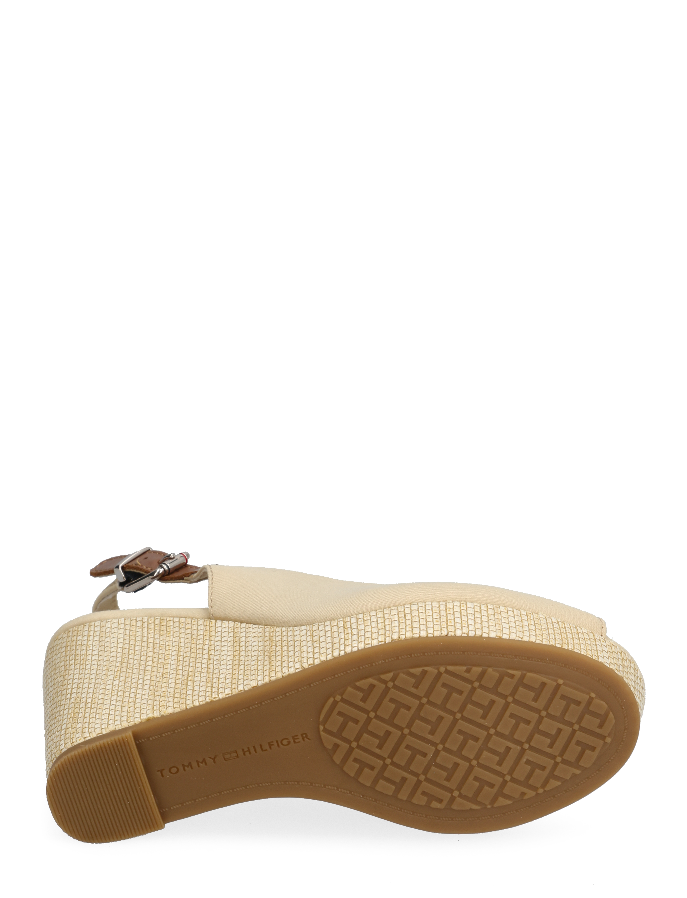 Tommy Hilfiger - ICONIC ELENA SLING BACK WEDGE - harvest wheat - 4
