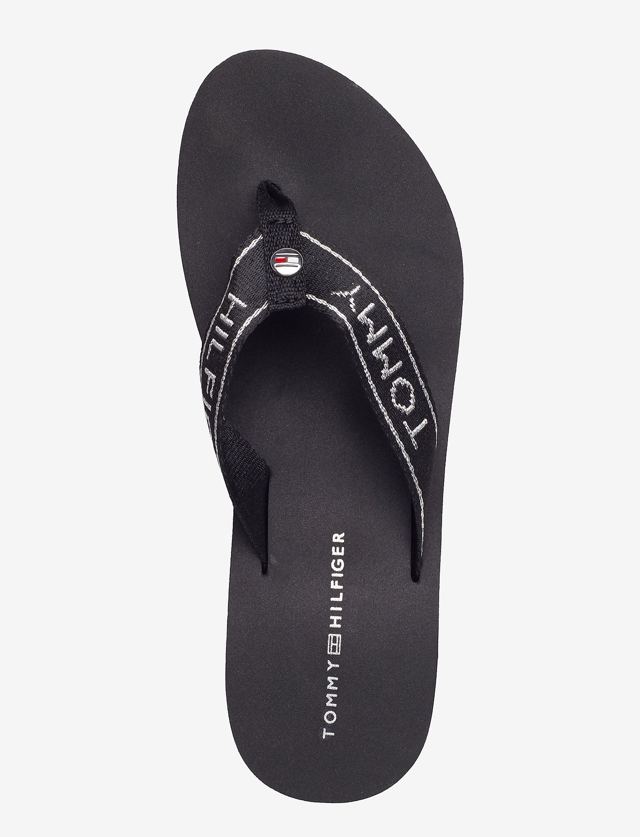 Tommy Hilfiger - METALLIC MID WEDGE B - black - 3