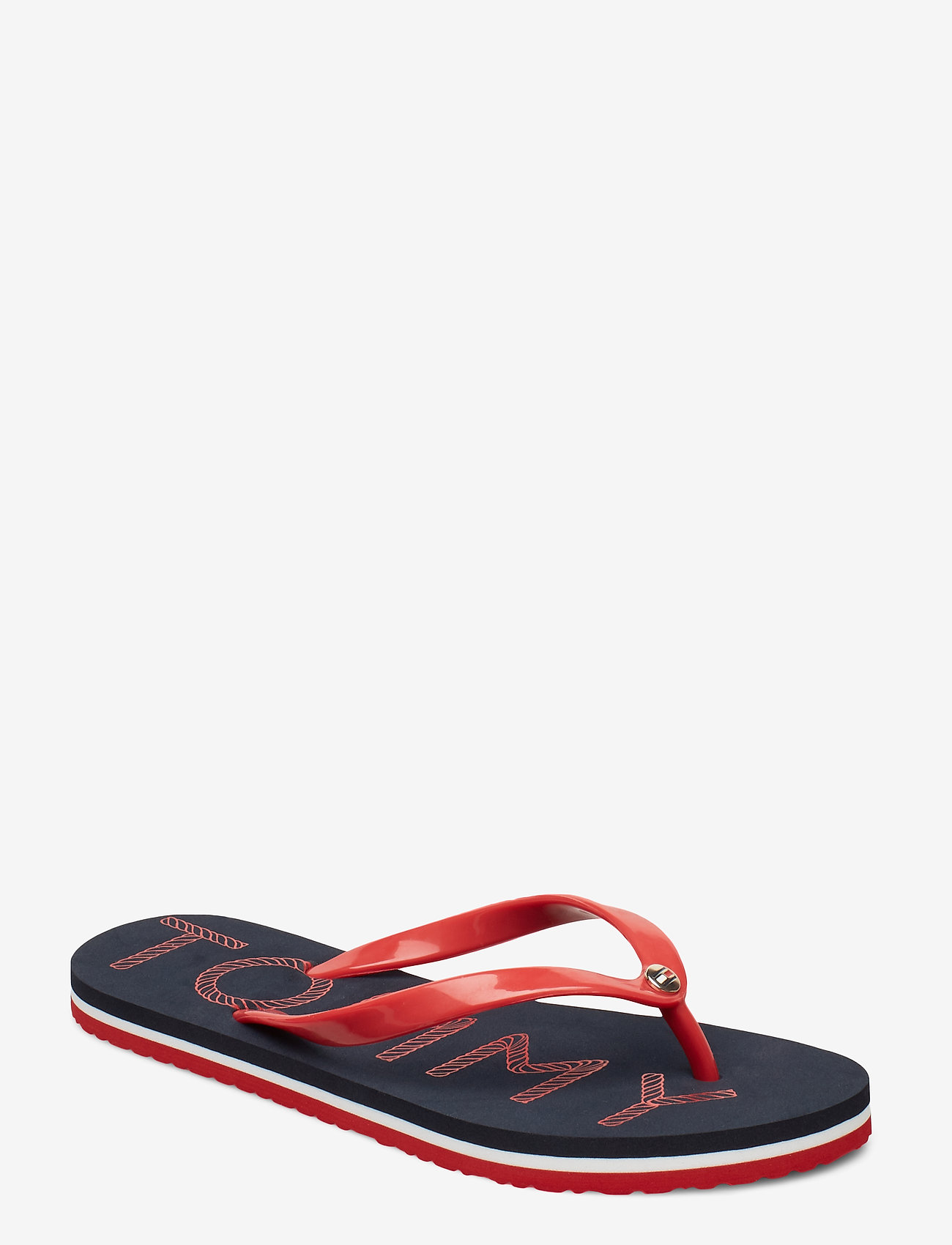 Tommy Hilfiger - TOMMY FOOTBED FLAT B - rwb - 0