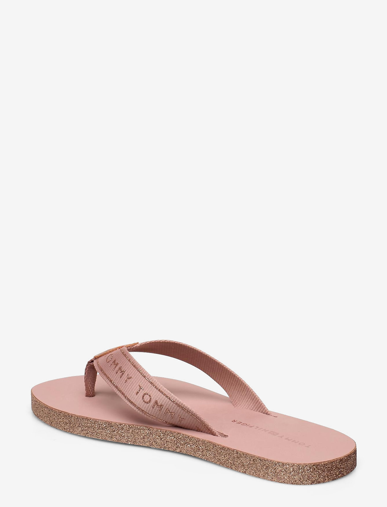 Tommy Hilfiger - TH GLITTER FLAT BEACH SANDAL - rose gold - 2