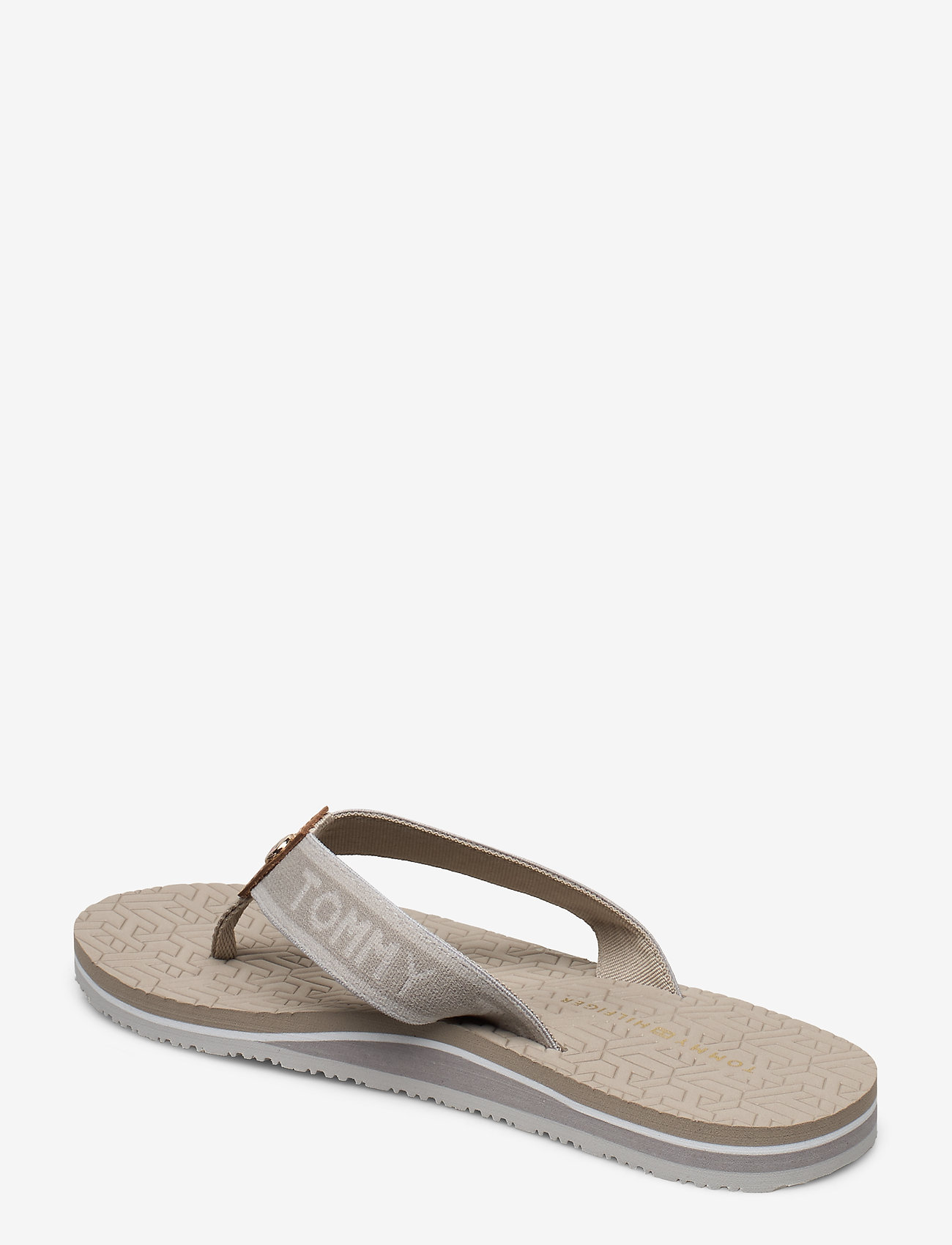 Tommy Hilfiger - TH EMBOSSED FLAT BEACH SANDAL - stone - 2