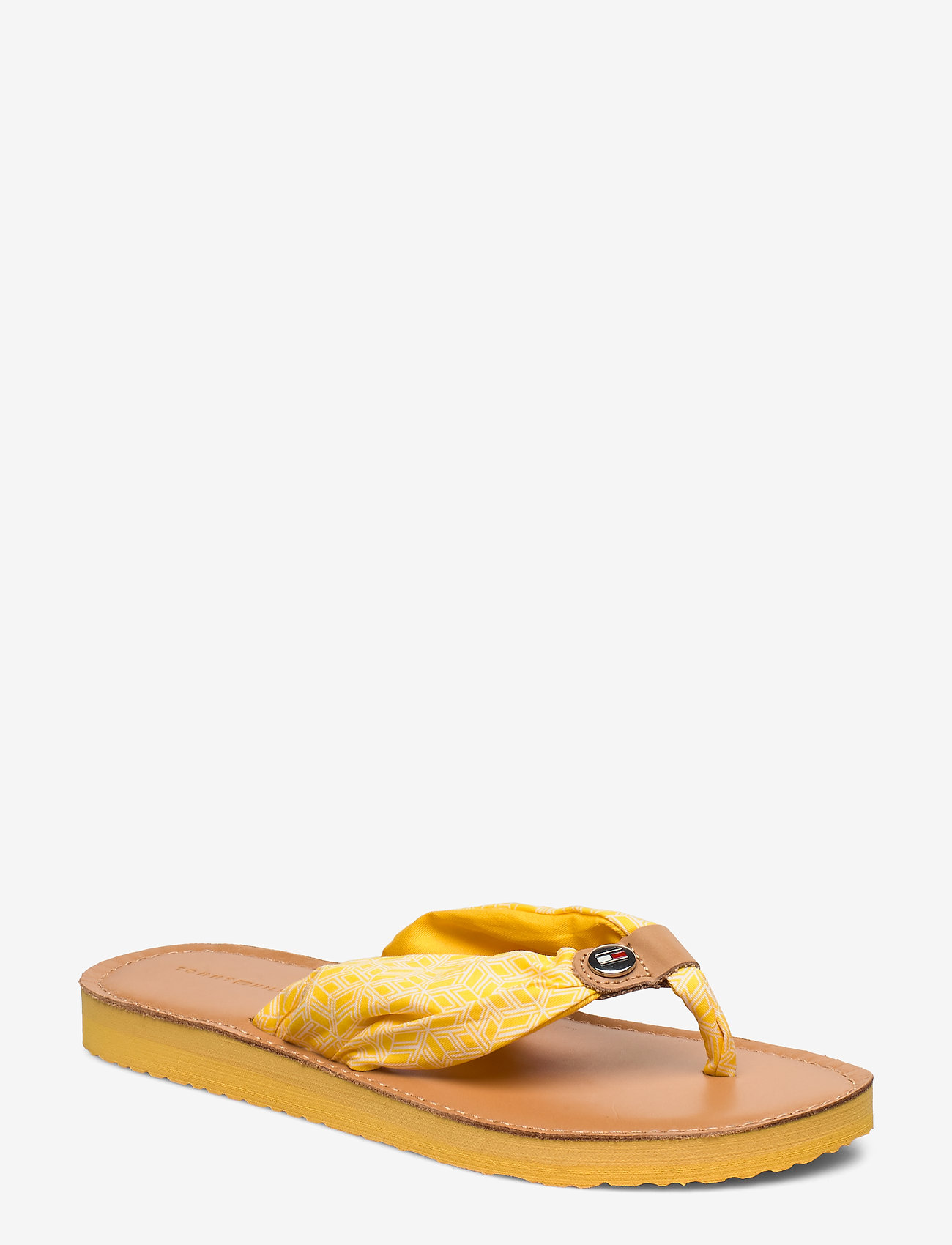 Tommy Hilfiger - TH MONO FLAT BEACH SANDAL - sunny - 0