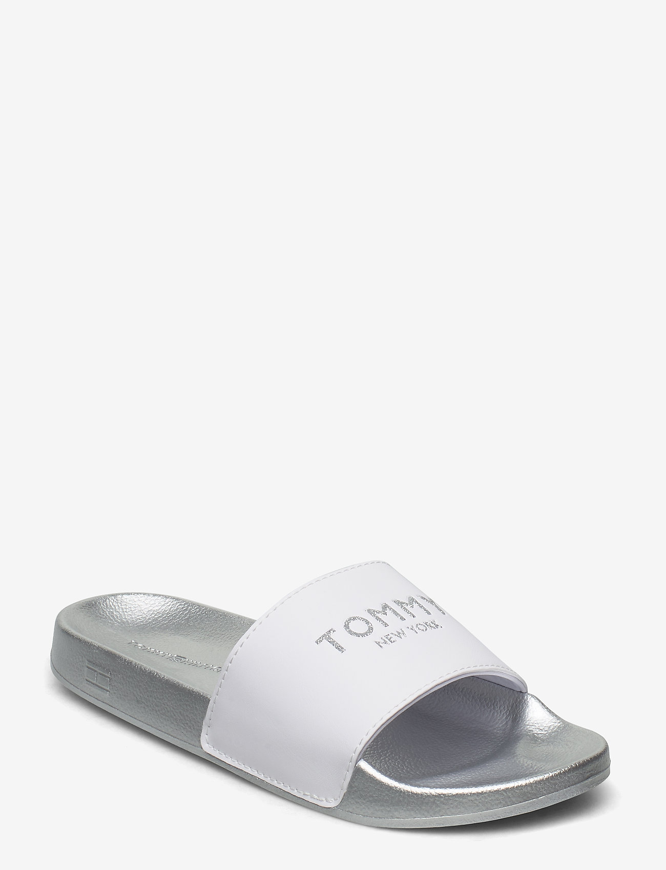 Tommy Hilfiger - TH GLITTER POOL SLIDE - white - 0