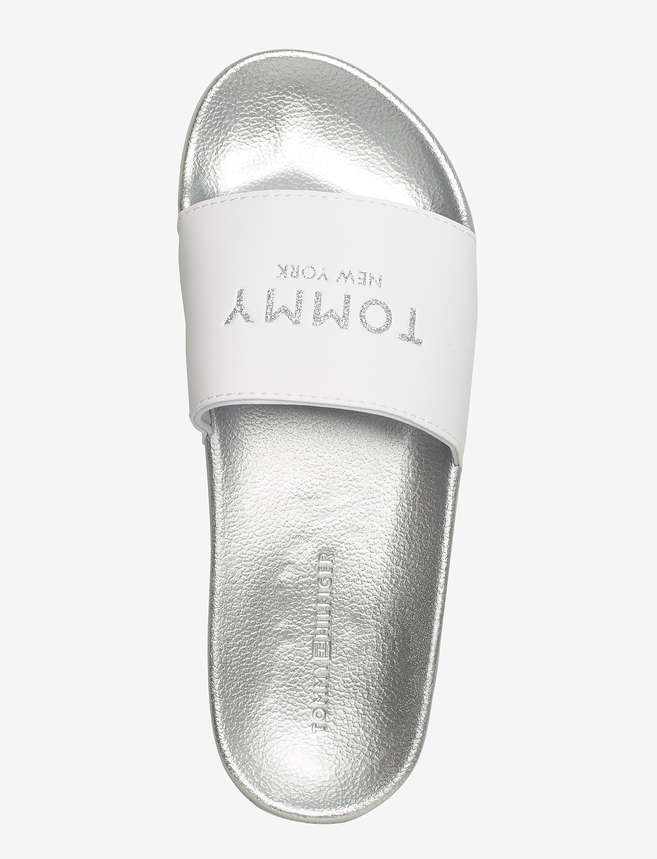 Tommy Hilfiger - TH GLITTER POOL SLIDE - white - 3