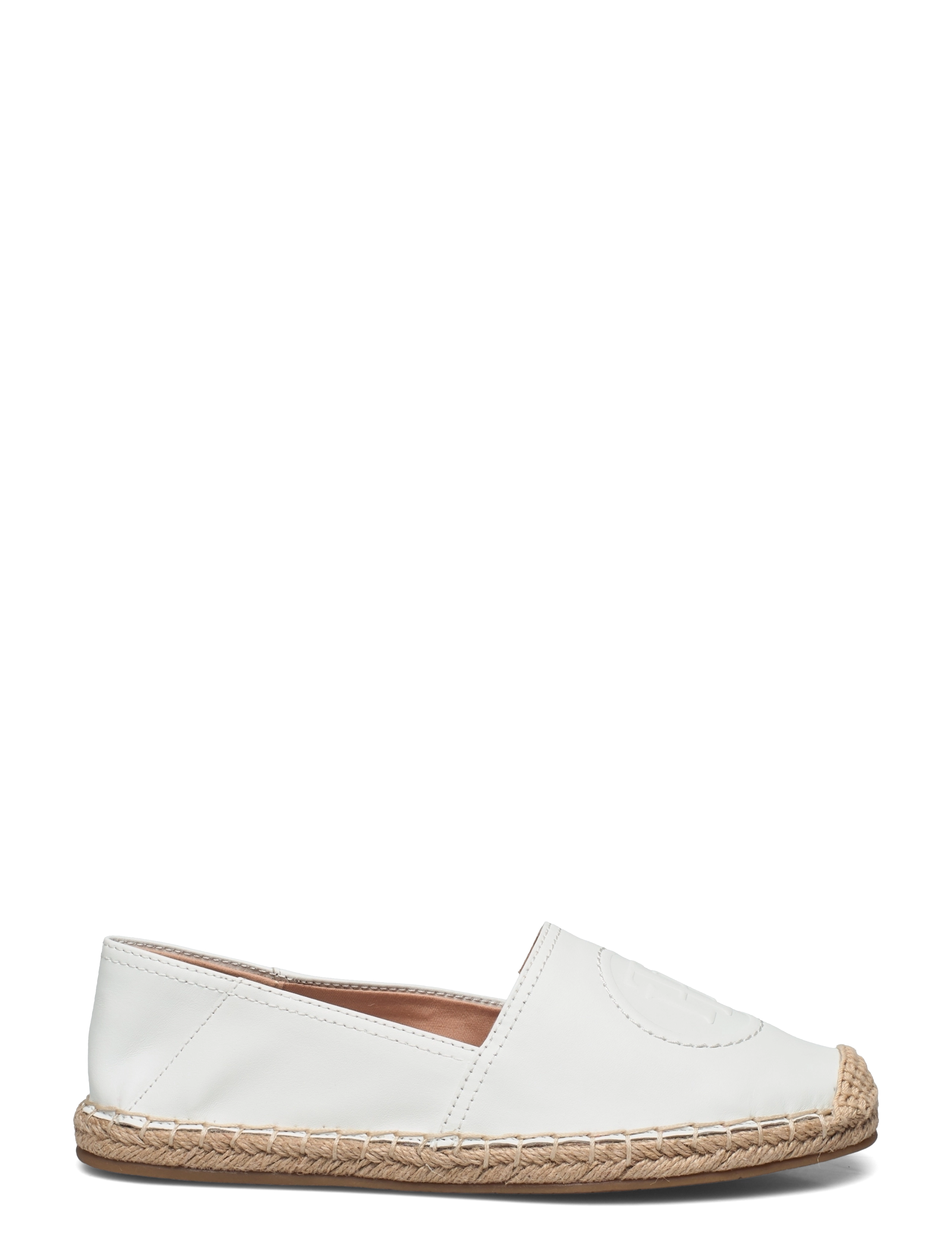 Tommy Hilfiger - TH LOGO LEATHER ESPADRILLE - ecru - 1