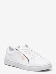 TOMMY HILFIGER SIGNATURE SNEAKER - WHITE