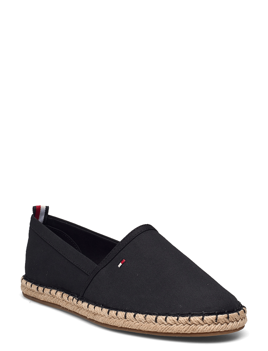 Tommy Hilfiger - BASIC TOMMY FLAT ESPADRILLE - black - 1