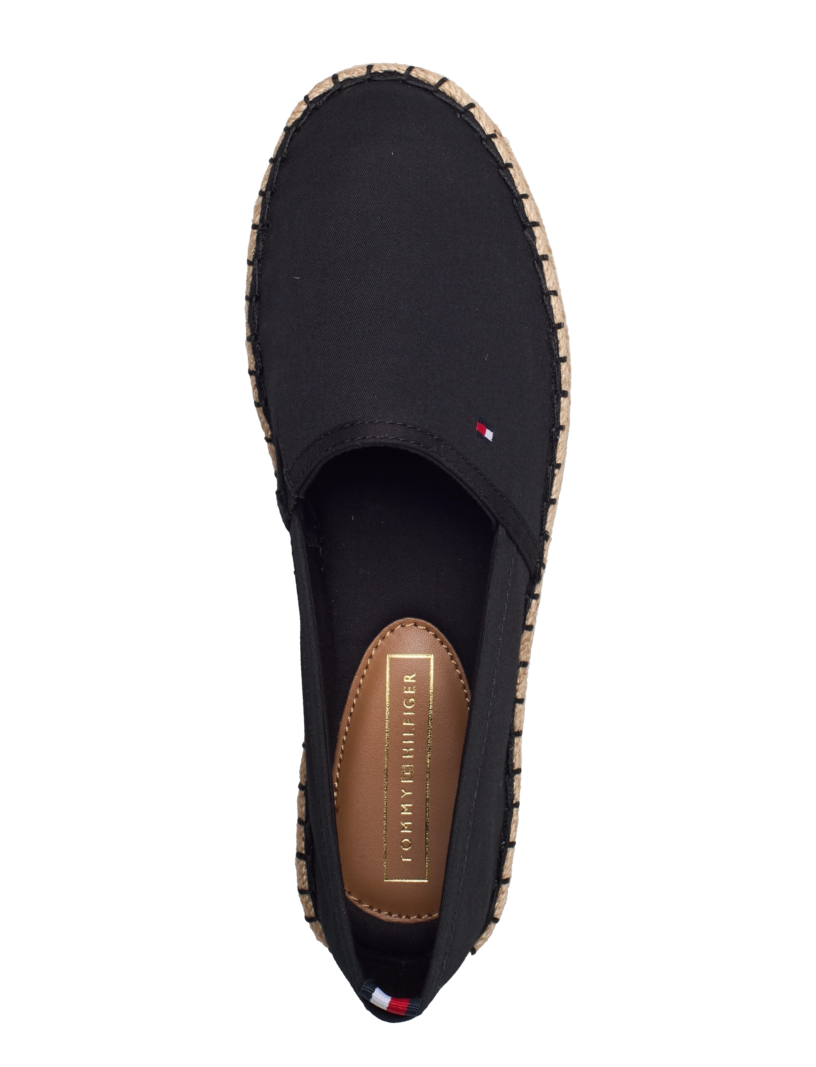 Tommy Hilfiger - BASIC TOMMY FLAT ESPADRILLE - black - 4