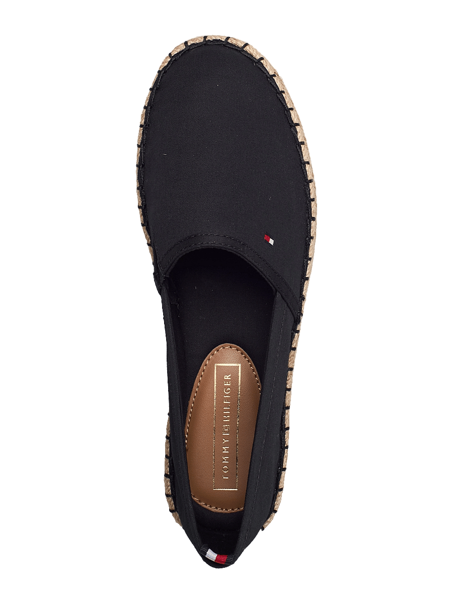 Tommy Hilfiger - BASIC TOMMY FLAT ESPADRILLE - black - 4