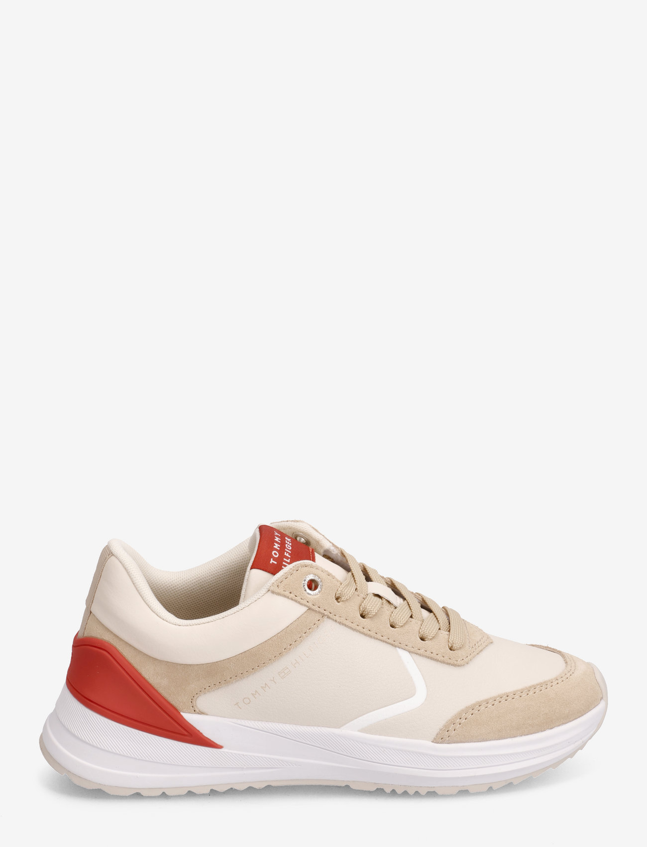 Tommy Hilfiger - RUNNER WITH HEEL DETAIL - lave sneakers - sugarcane - 1