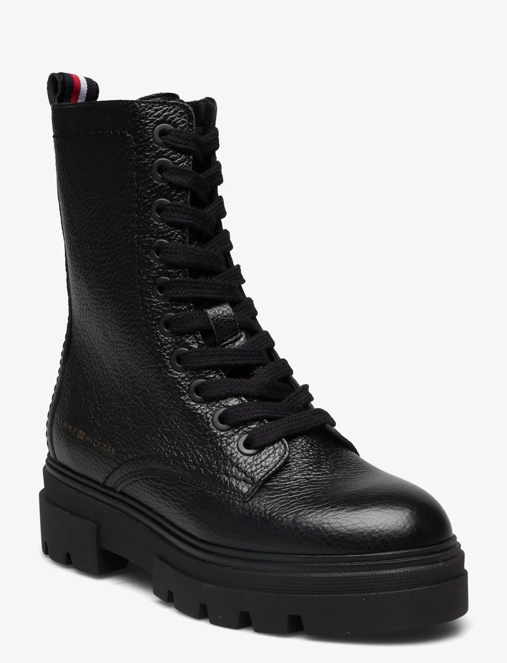 Tommy Hilfiger Monochromatic Lace Up Boot Ankle boots Boozt